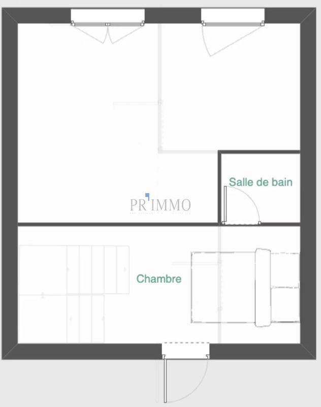 Duplex - 44 m² - 3 pièces