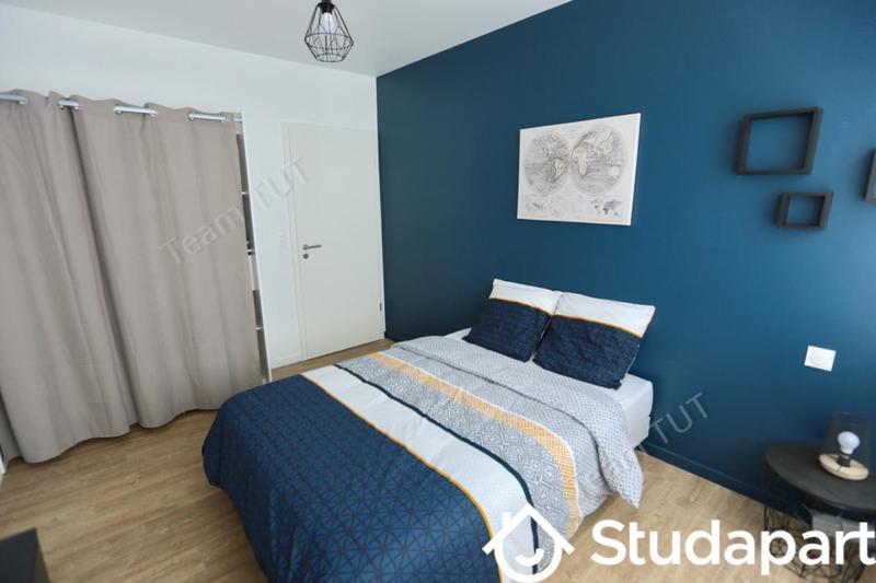 Chambre - 12 m² - 1 pièce