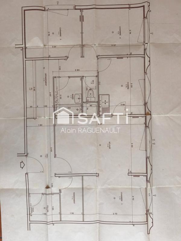 Appartement - 82 m² - 4 pièces