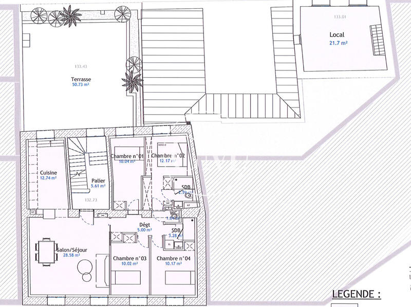 Immeuble - 12 pièces