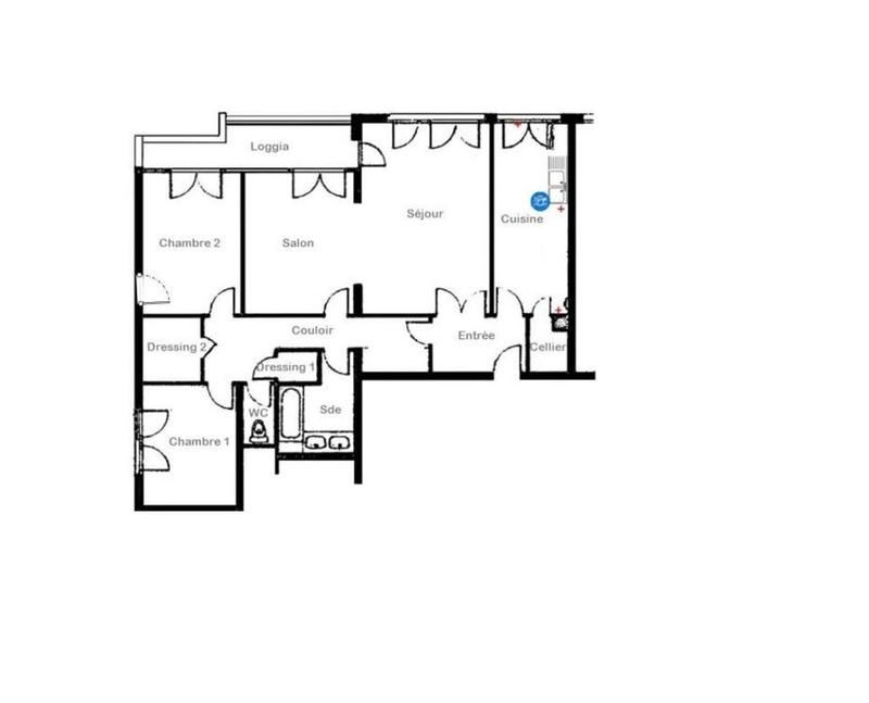 Appartement - 83 m² - 4 pièces