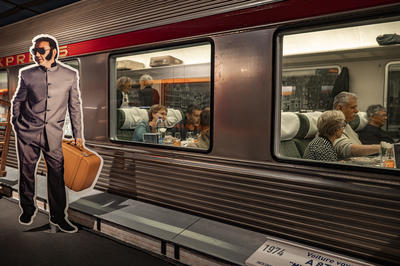 Déjeuner insolite à la Cité du Train