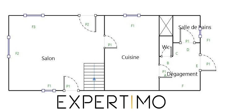 Maison de village - 94 m² - 5 pièces