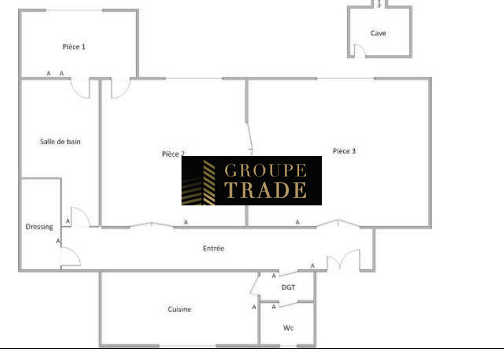 Appartement - 67 m² - 3 pièces