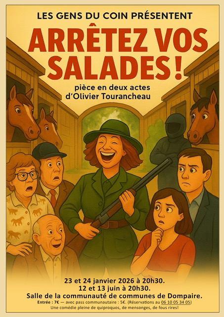 Théâtre - Arrêtez vos salades