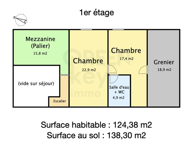 Maison - 124 m² - 5 pièces
