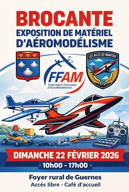Brocante - exposition de matériel d'aéromodélisme