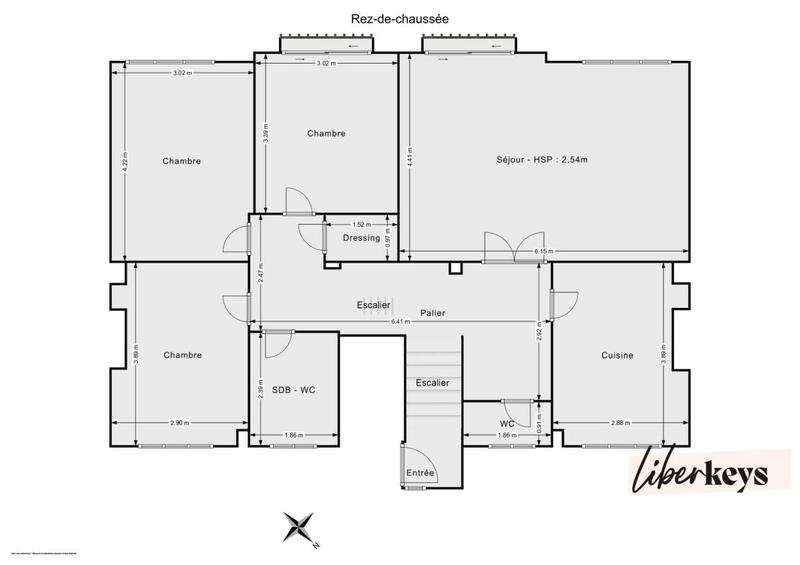 Appartement - 92 m² - 4 pièces