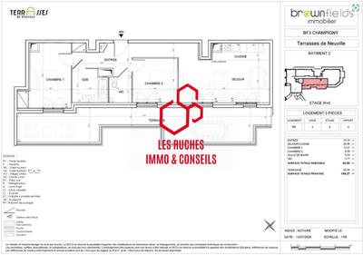 Appartement - 65 m² - 3 pièces