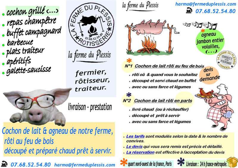 La Ferme du Plessis - Cochon Grillé