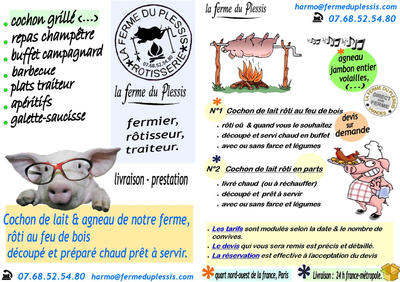 La Ferme du Plessis - Cochon Grillé