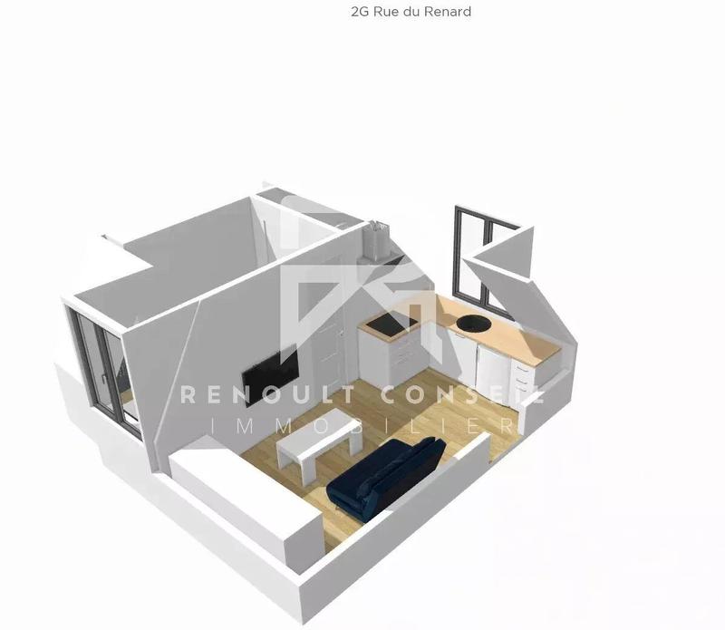 Appartement - 26 m² - 1 pièce