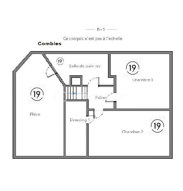 Duplex - 102 m² - 6 pièces