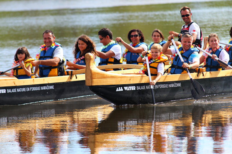 Balade nature en pirogue hawaïenne