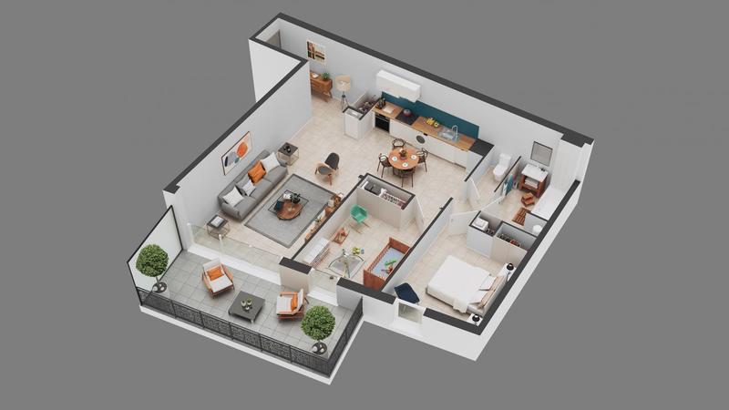 Appartement - 81 m² - 4 pièces