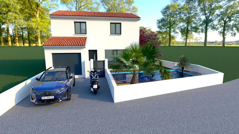 Maison - 90 m² - 5 pièces