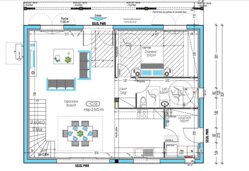 Maison contemporaine - 147 m² - 5 pièces