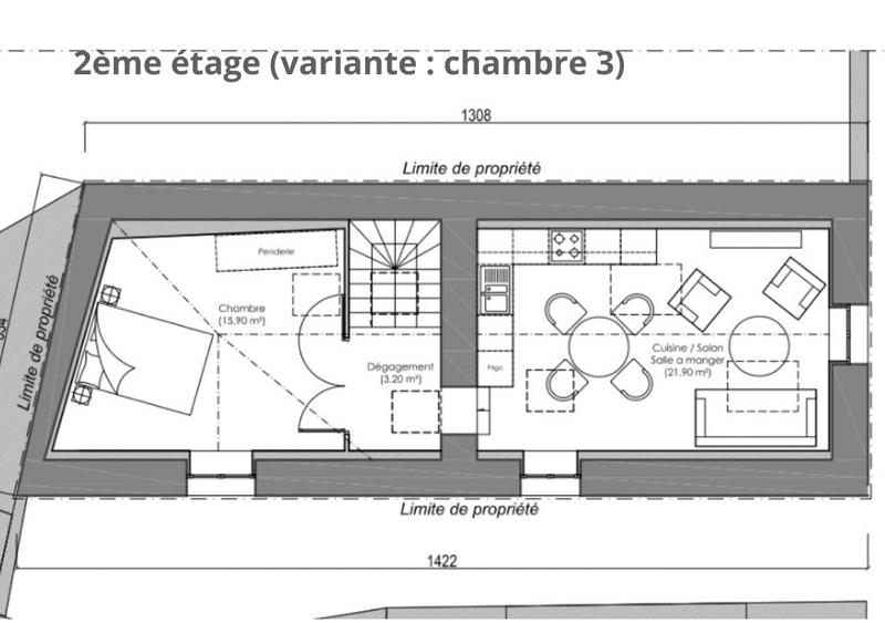 Maison - 100 m² - 5 pièces
