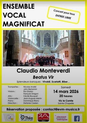 Ensemble Vocal Magnificat : Splendendeurs Baroques !
