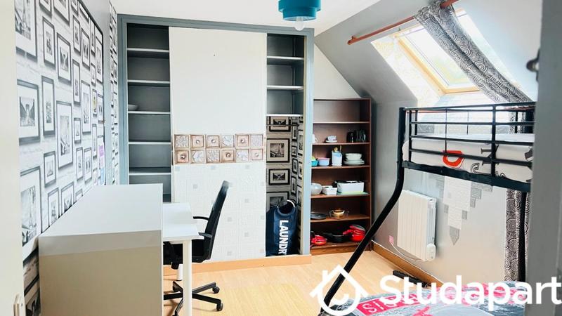 Chambre - 14 m² - 1 pièce