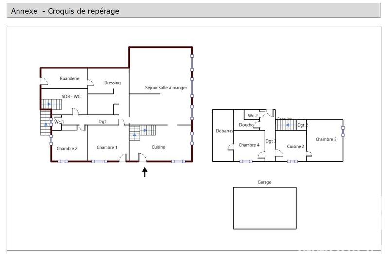 Maison - 200 m² - 6 pièces
