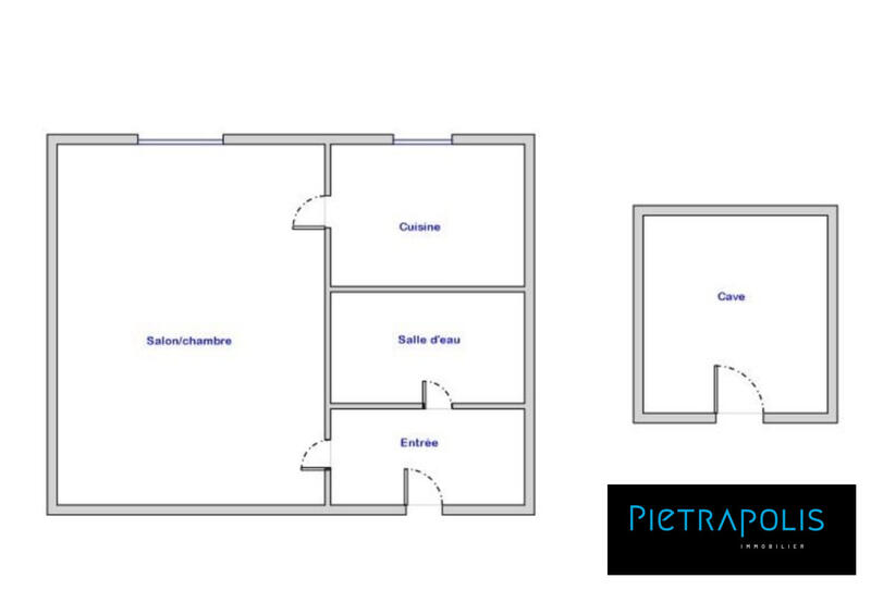 Appartement - 29 m² - 1 pièce