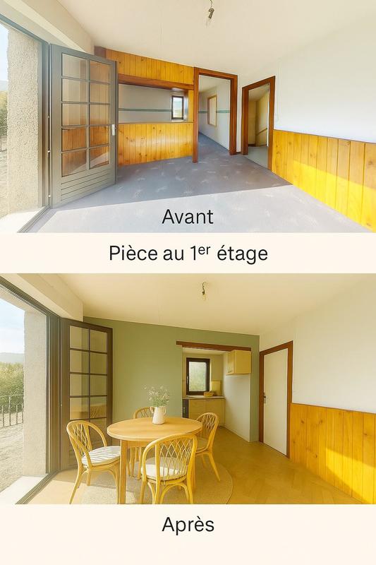 Maison de village - 80 m² - 4 pièces