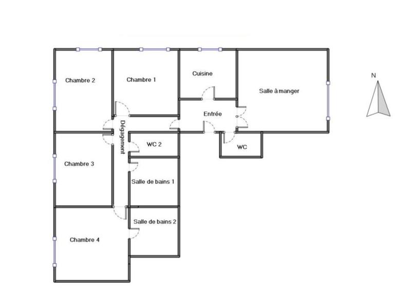Appartement - 114 m² - 5 pièces