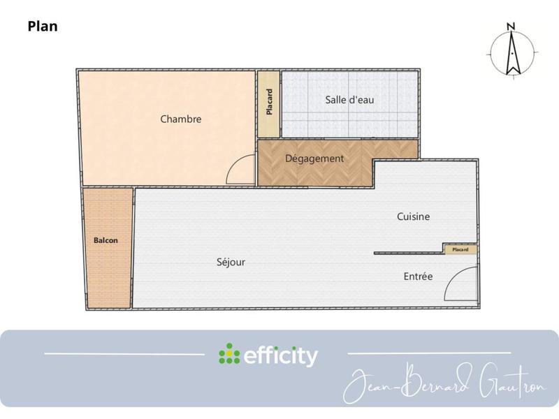 Appartement - 47 m² - 2 pièces