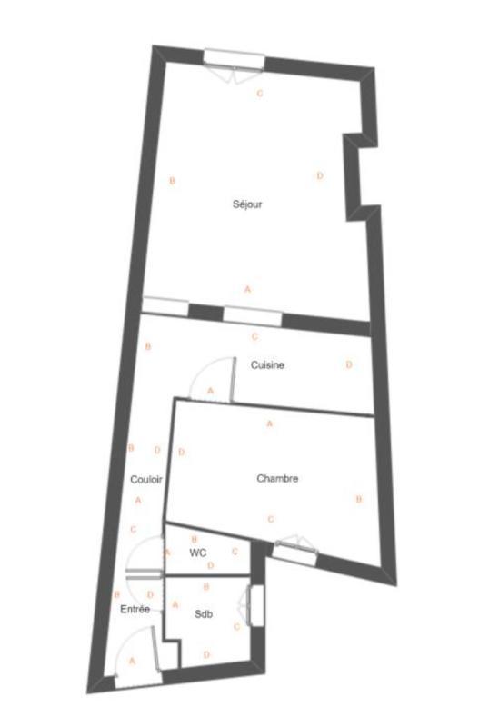 Appartement - 44 m² - 2 pièces