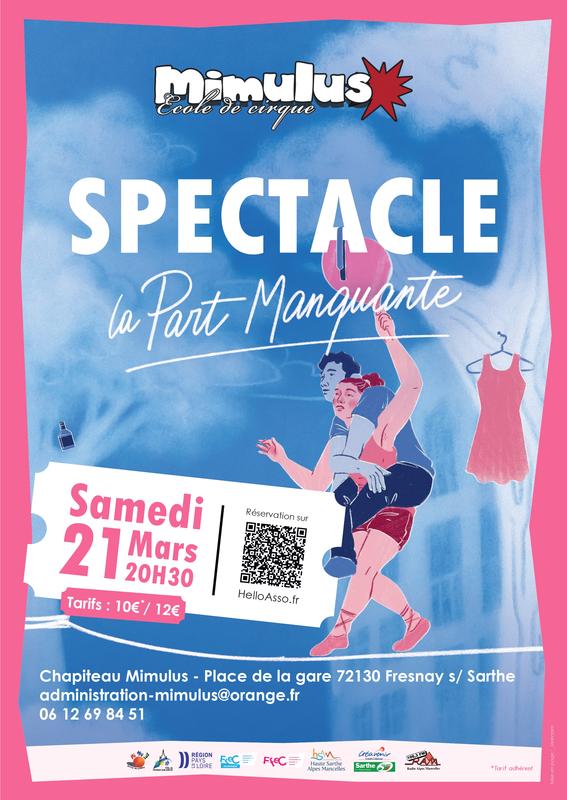 Spectacle "La Part Manquante", duo sur un fil