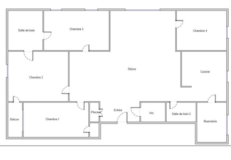 Appartement - 81 m² - 5 pièces