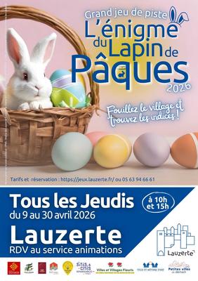Jeu de piste : l’énigme de lapin de Pâques