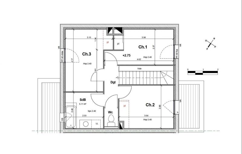Maison - 80 m² - 4 pièces