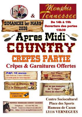 Après-midi country : crêpes partie