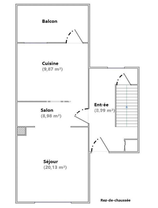 Maison - 110 m² - 4 pièces
