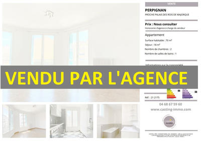 Appartement - 70 m² - 3 pièces