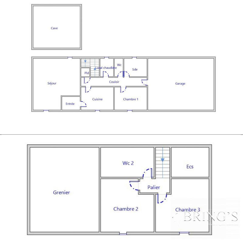 Maison ancienne - 88 m² - 4 pièces