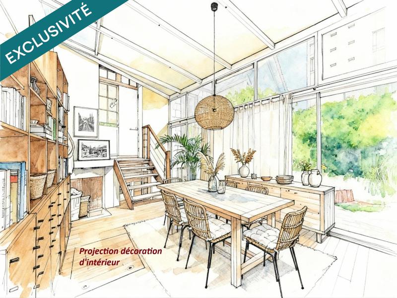 Maison de ville - 112 m² - 5 pièces