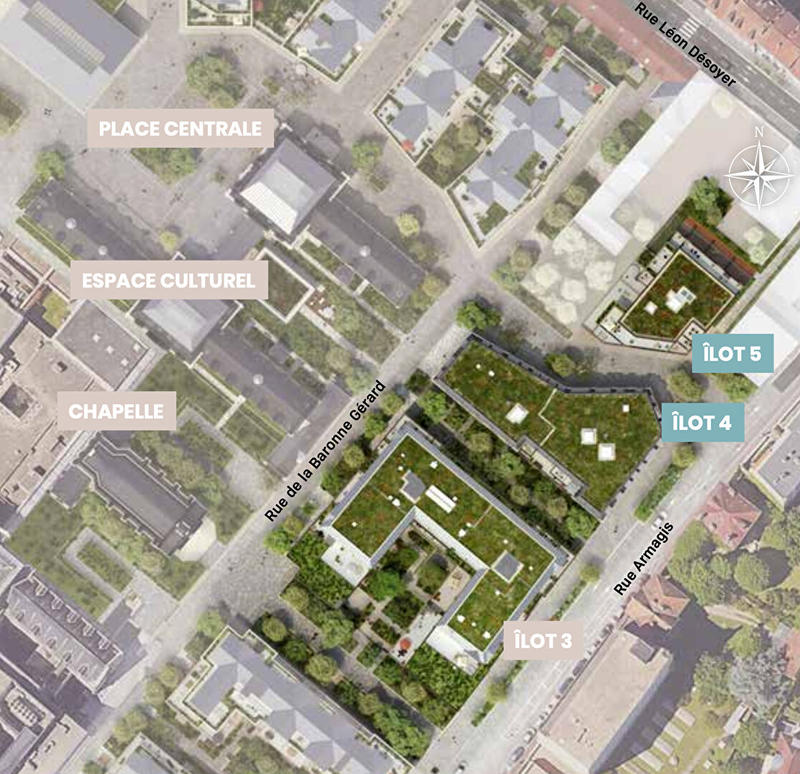 Appartement - 70 m² - 3 pièces