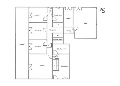 Appartement - 129 m² - 5 pièces
