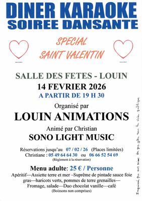 Dîner karaoké, soirée dansante