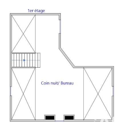 Maison - 76 m² - 3 pièces