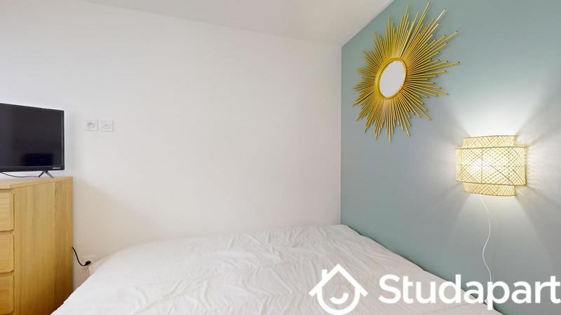 Chambre - 9 m² - 1 pièce