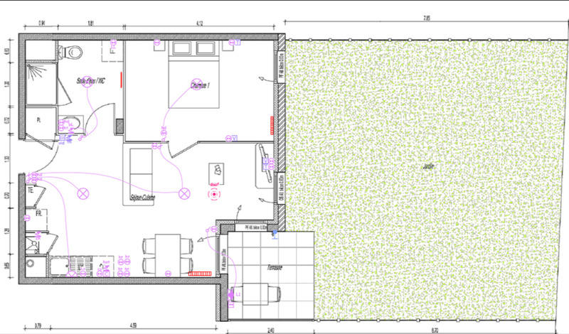Appartement - 41 m² - 2 pièces