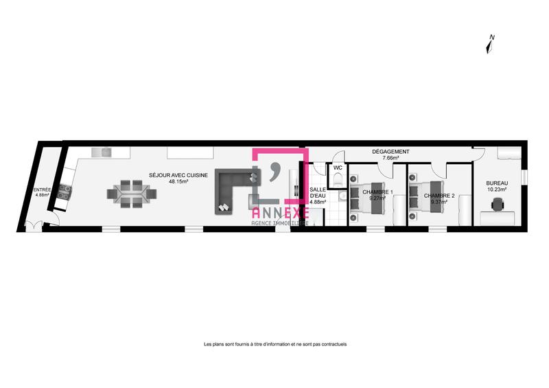 Appartement - 95 m² - 4 pièces