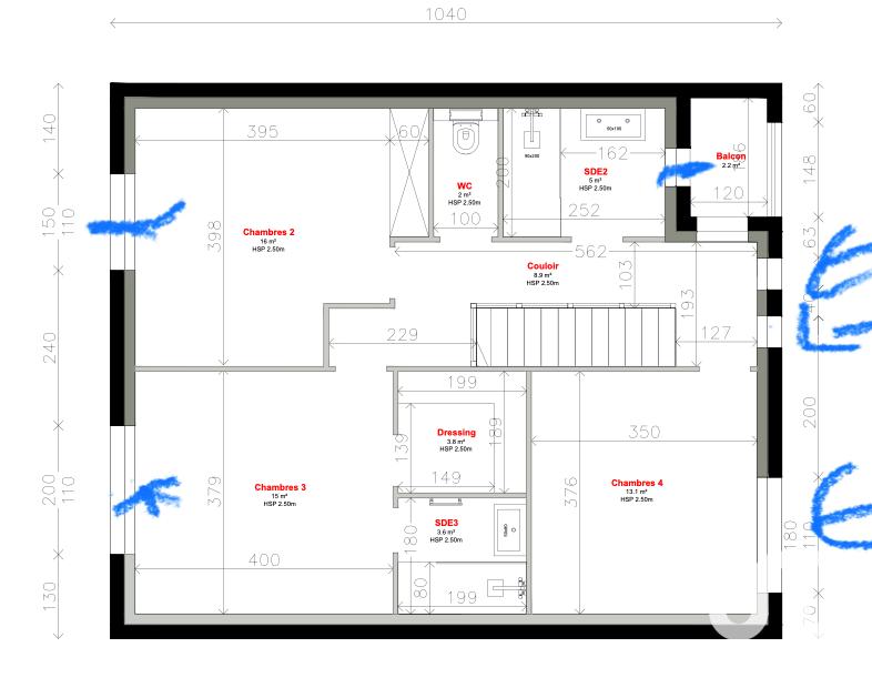 Maison - 122 m² - 7 pièces