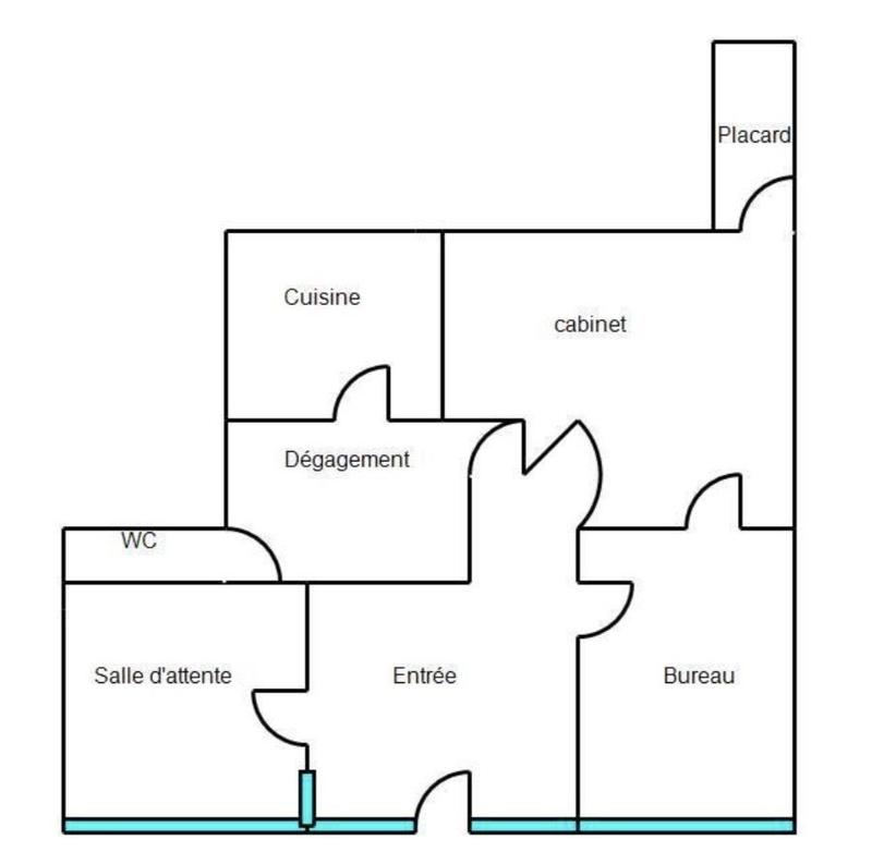 Local commercial - 72 m² - 5 pièces