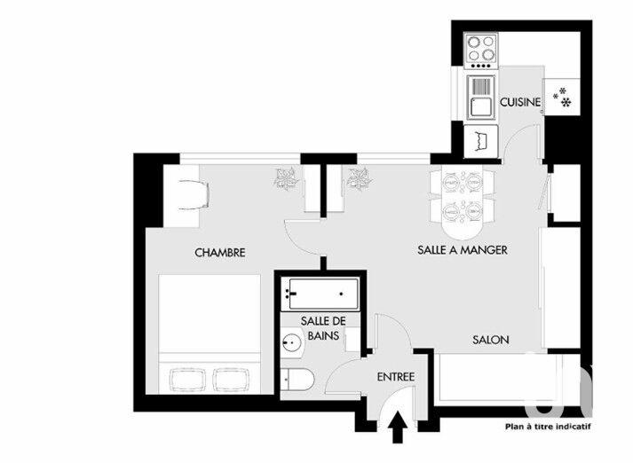 Appartement - 28 m² - 2 pièces