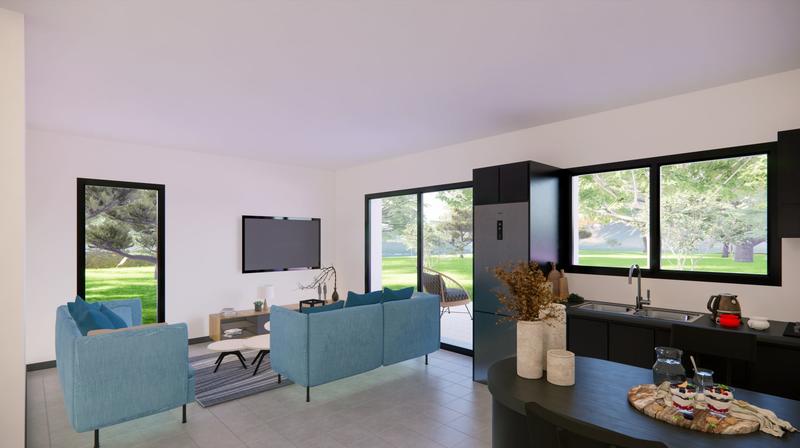 Maison traditionnelle - 88 m² - 5 pièces